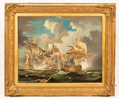 Lot 60 - English School, 19th Century/A Naval...