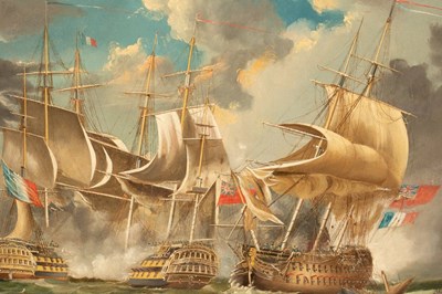 Lot 60 - English School, 19th Century/A Naval...