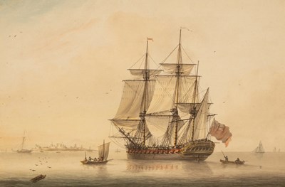 Lot 66 - Samuel Atkins (fl. 1787-1808)/A Man O' War...