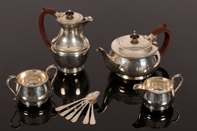 Lot 37 - A silver tea service, J B Chatterley & Sons...