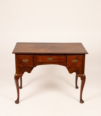 Lot 853 - A 19th Century rosewood lowboy, three fitted...