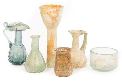Lot 8 - A selection of Roman glass, 1st - 4th Century...