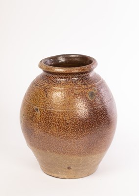 Lot 20 - A London saltglaze stoneware storage jar,...
