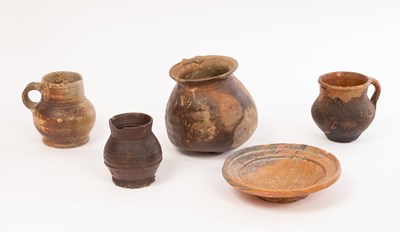 Lot 24 - A selection of European pottery excavated...