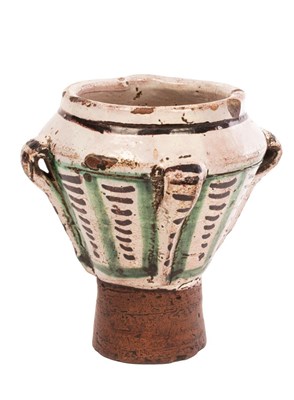 Lot 43 - An early Spanish pottery Mortar, from Teruel...