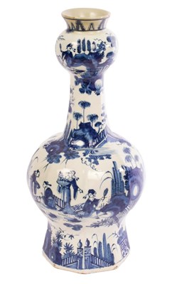 Lot 340 - An 18th Century Dutch Delft blue and white...
