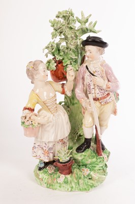 Lot 355 - A Derby figure group emblematic of Autumn and...
