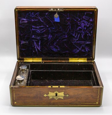 Lot 42 - A George IV Goncalo Alves gentleman's dressing...