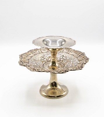 Lot 53 - An Edwardian silver tazza, Birmingham 1910,...