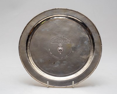 Lot 160 - A silver dish, Hung Chong, early 19th Century,...
