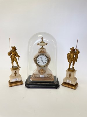Lot 503 - A 19th Century French white marble and ormolu...
