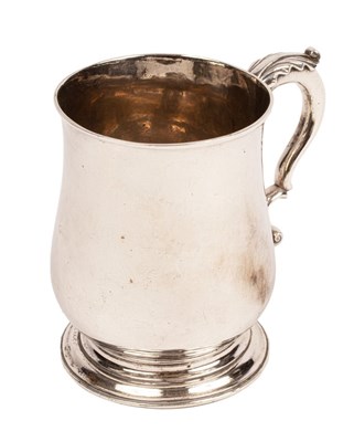Lot 22 - A George II silver mug, John Arnell, London...