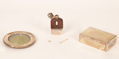 Lot 67 - A German silver mounted rectangular box,...