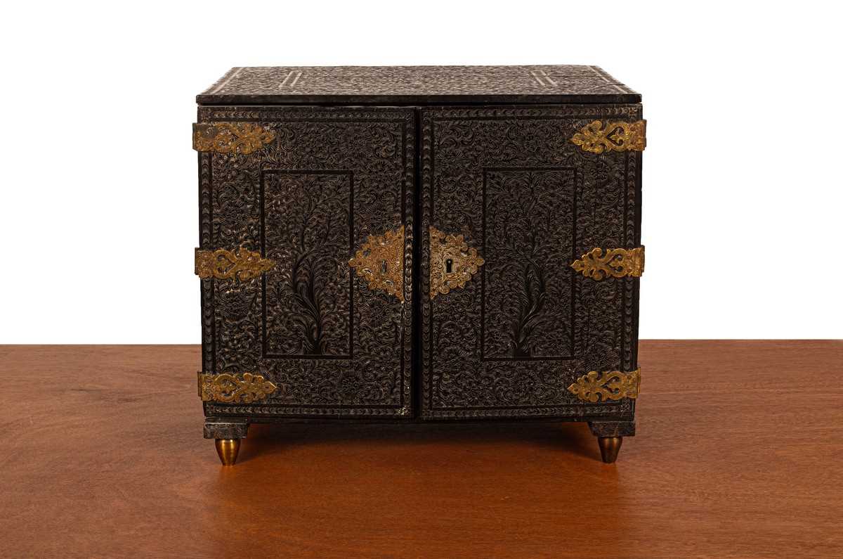 Lot 436 - An early 19th Century Anglo Indian carved...