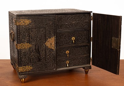 Lot 436 - An early 19th Century Anglo Indian carved...