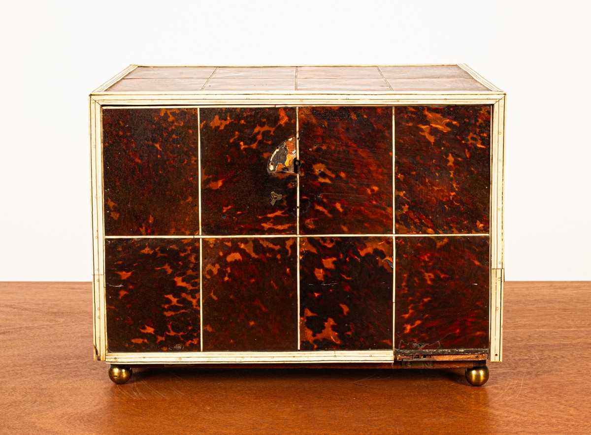 Lot 441 - A mid 18th Century Iberian tortoiseshell and...