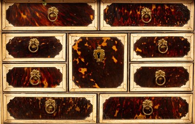 Lot 441 - A mid 18th Century Iberian tortoiseshell and...