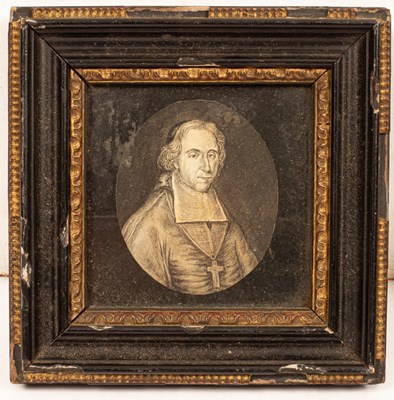 Lot 662 - English School, 18th Century/Miniature...