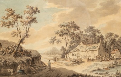 Lot 809 - Joshua Gosselin (1739-1813)/Figures by the...
