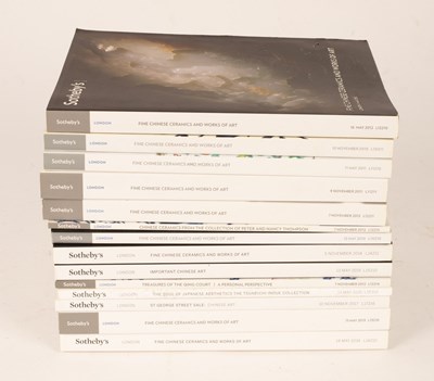Lot 1 - Sotheby's Asian arts sale catalogues, London,...