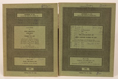 Lot 7 - Sotheby's Asian arts (mainly Chinese) sale...