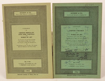 Lot 10 - Sotheby's Asian arts (mainly Chinese) sale...