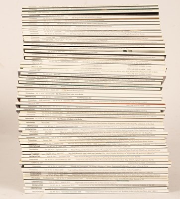 Lot 28 - 'Orientations' art magazines, Hong Kong, 2000s...