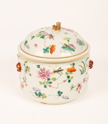 Lot 47 - A Chinese famille rose porcelain vessel, 20th...