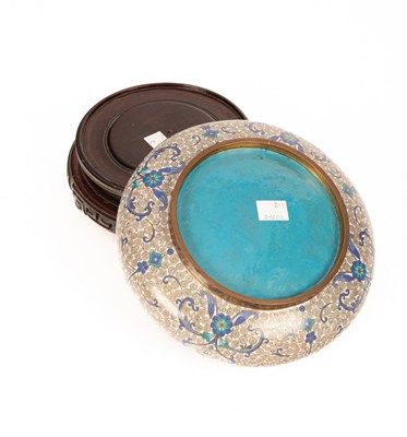 Lot 96 - A Chinese cloisonné bowl bowl, late 19th/early...