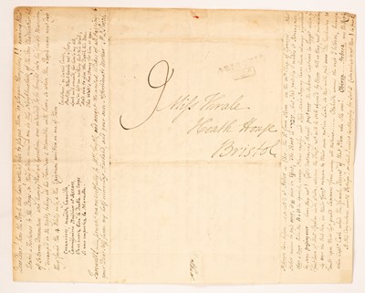 Lot 485 - The Hester Piozzi - Sophy Thrale...