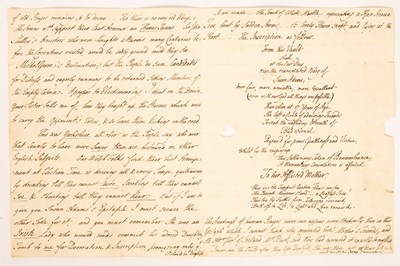 Lot 485 - The Hester Piozzi - Sophy Thrale...