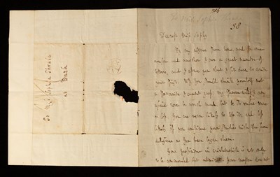 Lot 486 - Samuel Johnson (1709-1784) Author and lexicographer Autograph Letter Signed to Sophia Thrale (1771-1824)