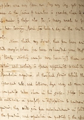 Lot 486 - Samuel Johnson (1709-1784) Author and lexicographer Autograph Letter Signed to Sophia Thrale (1771-1824)
