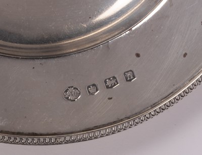 Lot 8 - Sundry silver including a circular dish,...
