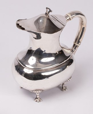 Lot 11 - A silver water pitcher, Lee & Wigfull,...