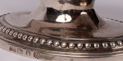 Lot 35 - A pair of George III silver sauce boats,...