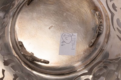 Lot 93 - An Egyptian silver water jug of ovoid shape...