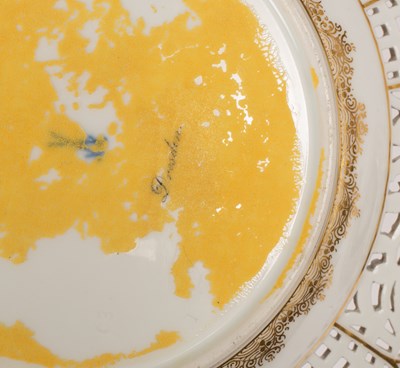 Lot 226 - Two Meissen topographical plates