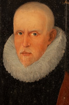 Lot 790 - English School, late 16th Century/Portrait of...