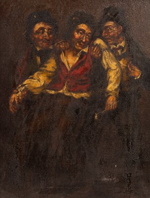 Lot 818 - Attributed to W Daniels/Three Drunken...