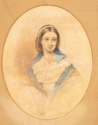 Lot 994 - English School, late 19th Century/Portrait of...