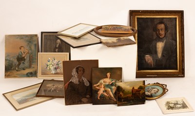 Lot 1003 - Sundry Pictures, various media, mainly prints...