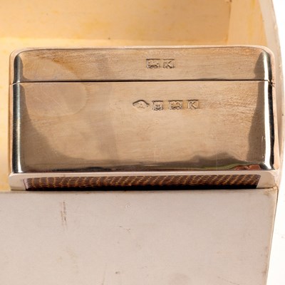 Lot 56 - A silver cigarette case, Asprey & Co., London...