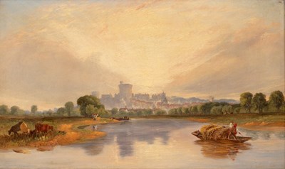 Lot 978 - Follower of Alfred Vickers/Harvest Scene on...