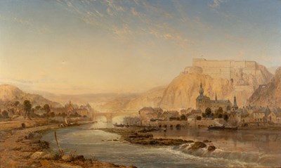 Lot 988 - James Webb (British 1825-1895)/Dinant on the...