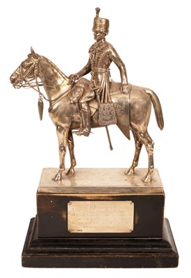 Lot 90 - A silver figure of a Royal Gloucestershire...