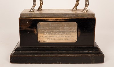 Lot 90 - A silver figure of a Royal Gloucestershire...
