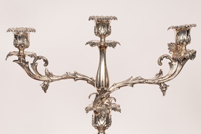 Lot 103 - A set of three early Victorian silver table...