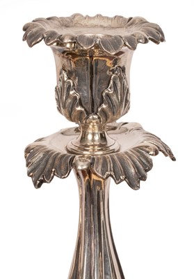 Lot 103 - A set of three early Victorian silver table...