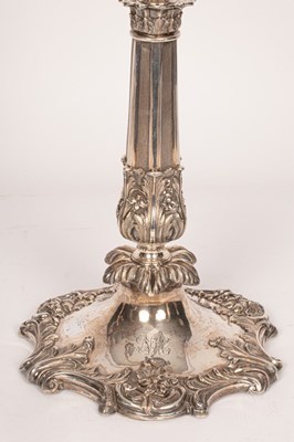 Lot 103 - A set of three early Victorian silver table...